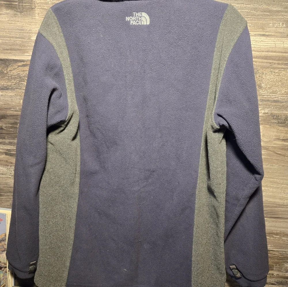 Boy's The North Face XL Extra Large Sz 16‎ Blue Gray  Khumba Fleece Jacket Coat